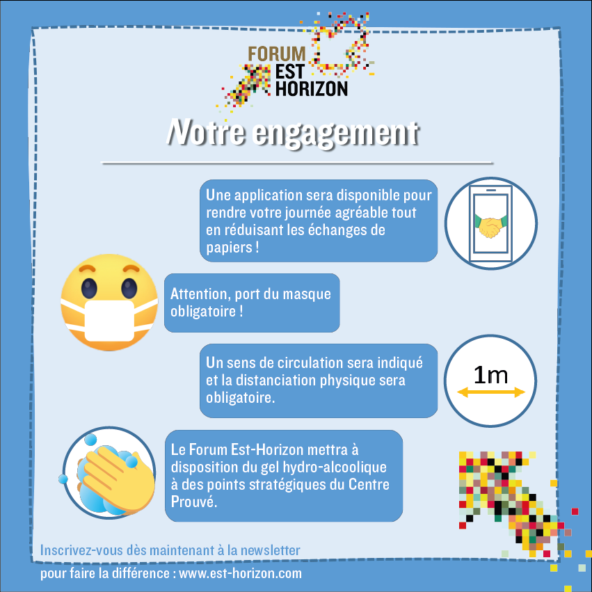 Avec le #ForumEstHorizon2020, trouvez votre #emploi ou #stage en toute sérénité le 19 Novembre 2020. Save the date ! 📝

#etudiants #Covid19