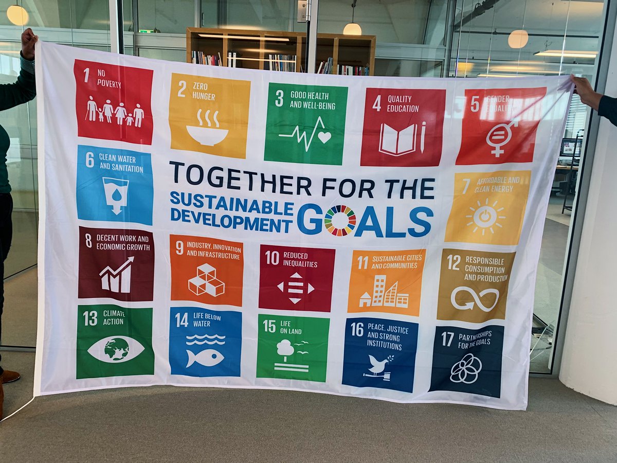 Five years ago the SDG's were signed by the countries affiliated to the UN. As an internationally operating marketing services agency we work hard to drive change on sustainability issues within our industry. Today we hoist this flag in support of the SDG's #togetherfortheSDGs