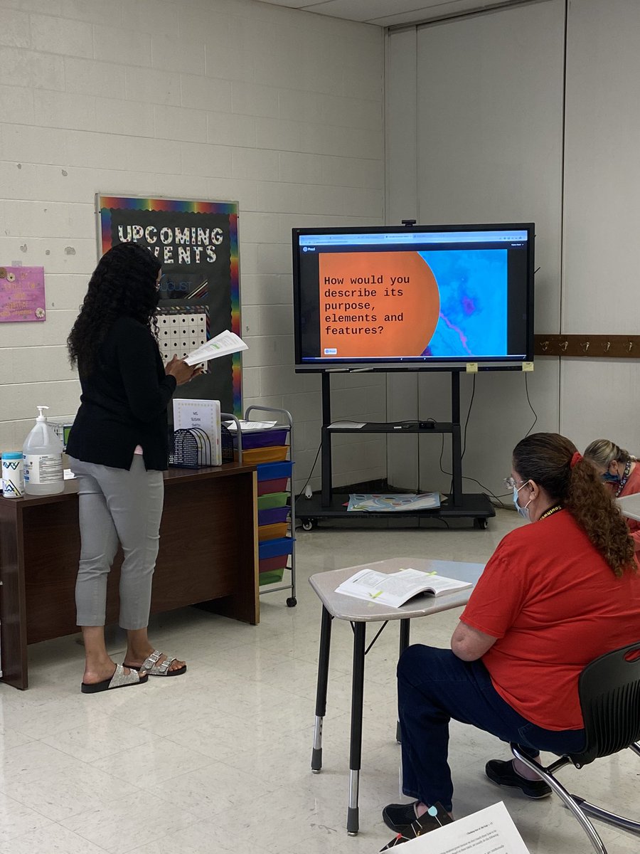 EaglesSouthwest's tweet photo. Mrs. Knox is leading PLC for Sped, PreK, Kindergarten, & Activity teachers. Let’s talk about “climbing out of the gap” @FCPSchoolsTN https://t.co/m0CHswsQRw
