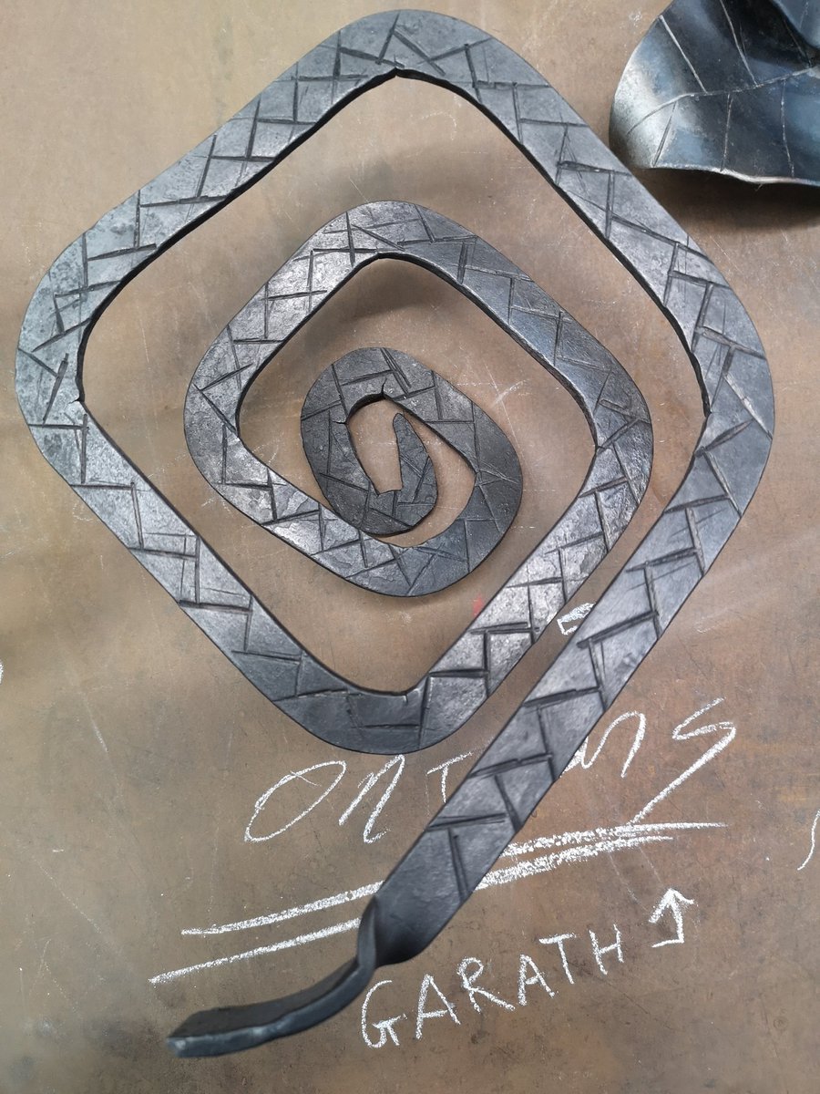 Howard3Mark's tweet image. Finished work by talented Level 3 Blacksmiths @Brinsbury forge #talent #handmade #Blacksmith #artistic