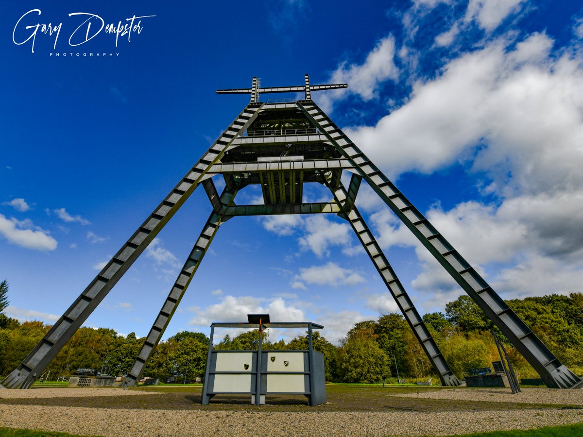 dempsterphotos's tweet photo. The Barony A Frame near Auchinleck, Ayrshire. It stands as a memorial to the men who mined the coal in the area. https://t.co/yOM7K0LcIJ