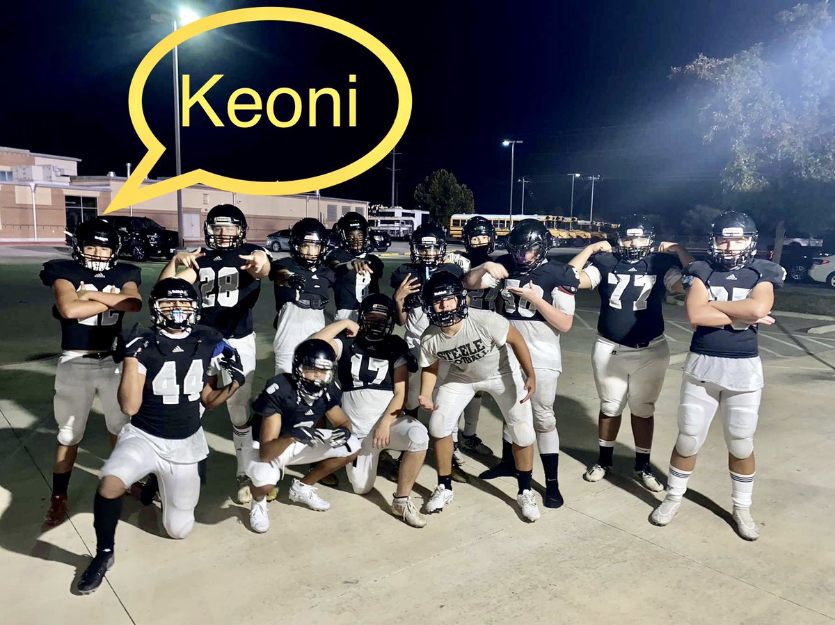 JohnMere13's tweet photo. Steele HS vs Clemens, 20 - 3      @adrienkeoni https://t.co/6xoBVm9hck