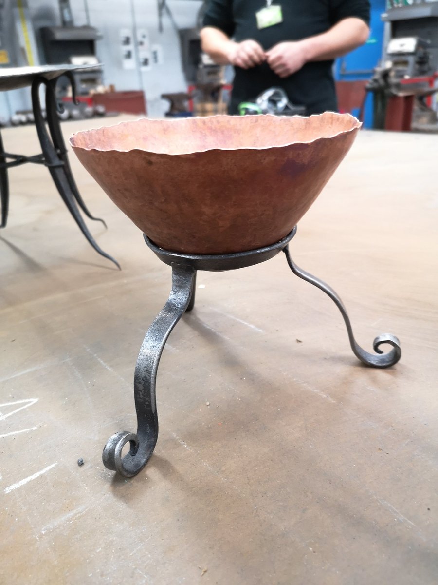 Howard3Mark's tweet image. Finished work by talented Level 3 Blacksmiths @Brinsbury forge #talent #handmade #blacksmith #artistic