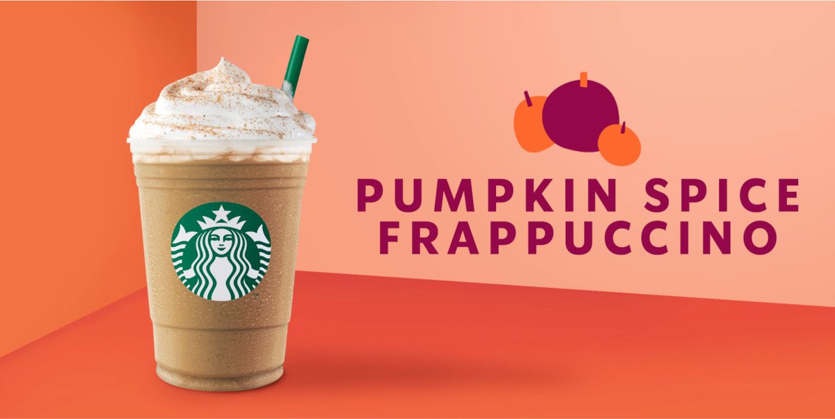 StarbucksMex's tweet photo. Tener actitud Pumpkin significa llenar tu día de sabor con un Pumpkin Spice Frappuccino y relajarte para empezar el fin de semana. 😎🧡
#ElOtoñoSíSabe https://t.co/gUUMPptsWb