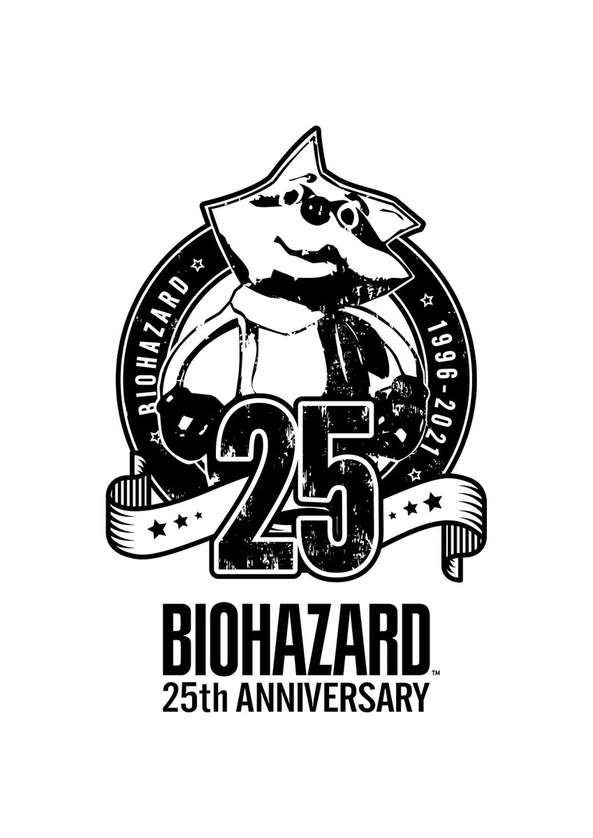 バイオハザード カプコン 公式 バイオハザード シリーズ25周年 東京ゲームショウ オンラインにて 21年3月22日に25周年を迎える バイオハザード シリーズのアニバーサリーイヤーを記念するアートと 2種類のロゴが公開 T Co Jntumz1weu