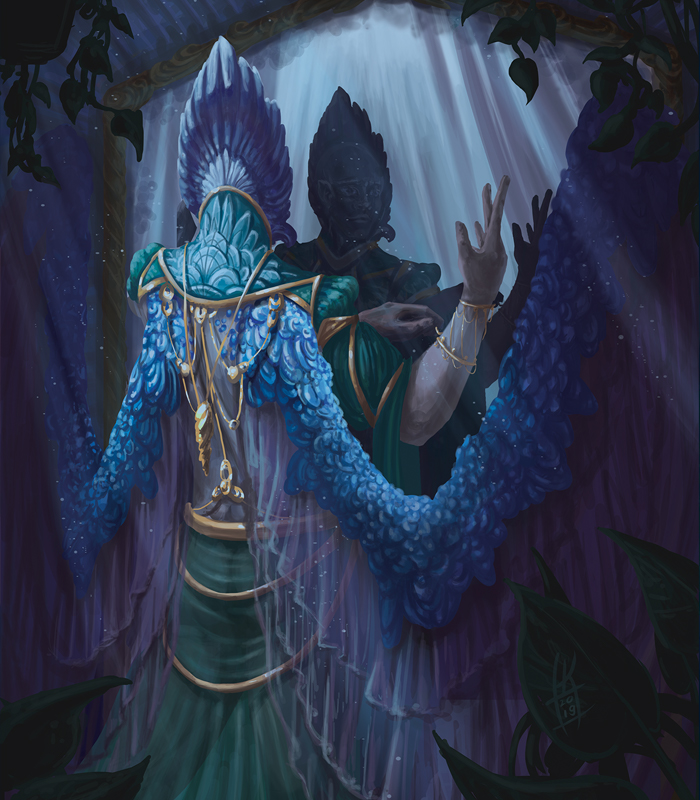 AquariaMoonArt's tweet photo. My two contributions to @ZineFantasy! It was an honour and a blast <3 https://t.co/ASUeRVcWjl