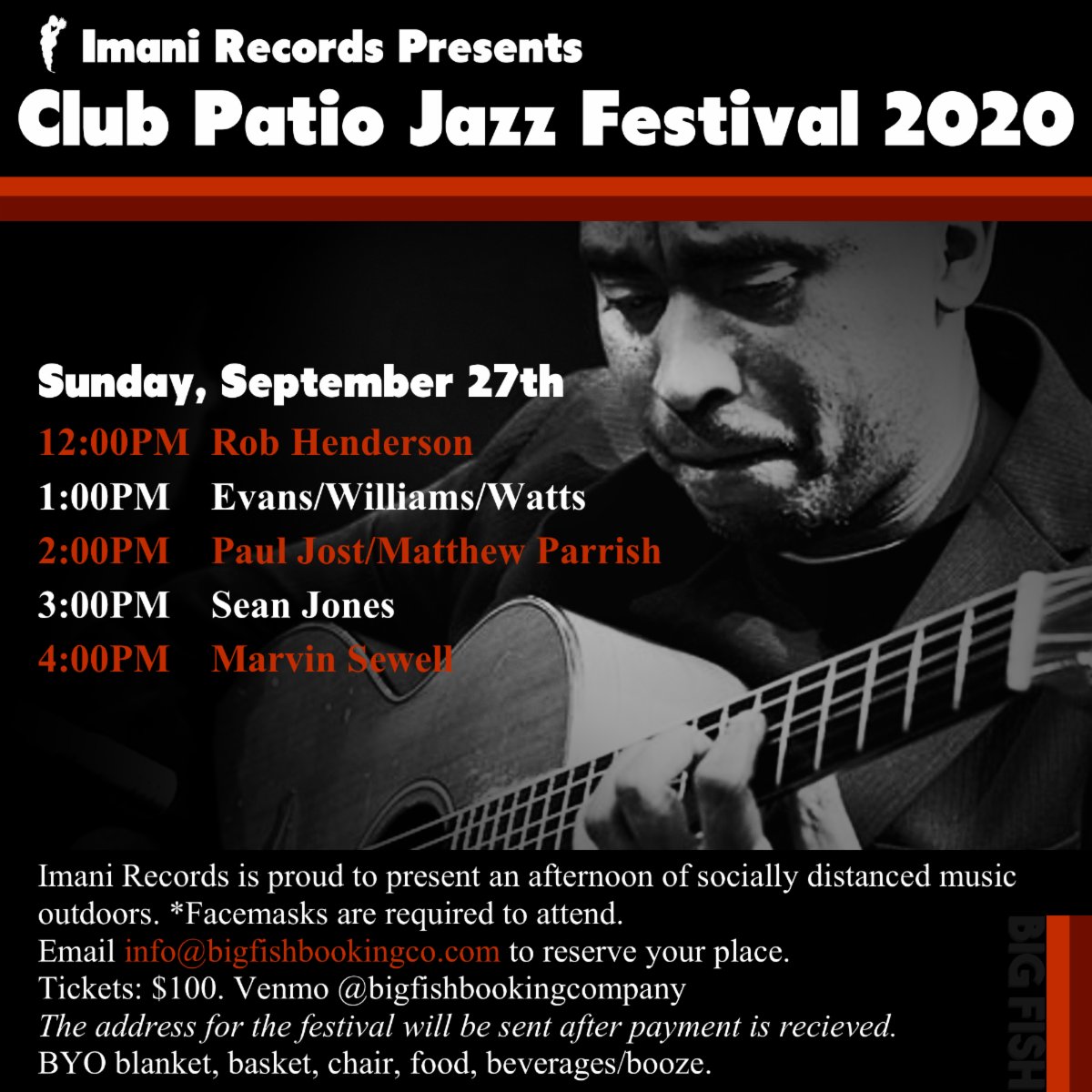 Club Patio Jazz Festival 2020 GRAB YOUR TICKETS NOW! conta.cc/3kOBhN6