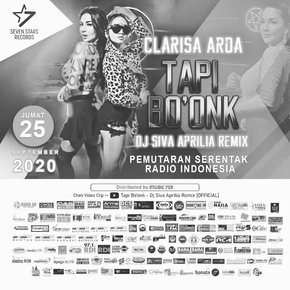 armasebelasfm's tweet image. Pemutaran serentak
#tapiboonk
#clarisaarda
#djremix
@sstrec @DennyPromotion @podcastnesia