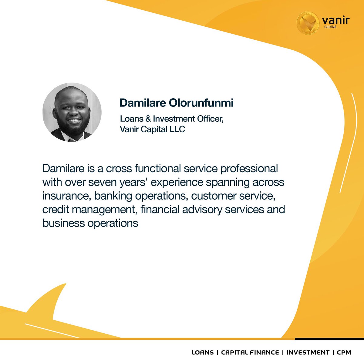 VanirCapital's tweet photo. #VanirCapital #Vanirloans #loans #loansInNigeria #LowInterestRates #NoCollateralLoans #QuickLoans #InstantLoans #PaydayLoans #Salaryearners #PersonalFinance #Diversify #WealthManagement
#HappyCustomer #CustomerService #FridaySeries #LoanOfficer #Fintelligence #GetFintelligent https://t.co/Pfn9xgdYf1
