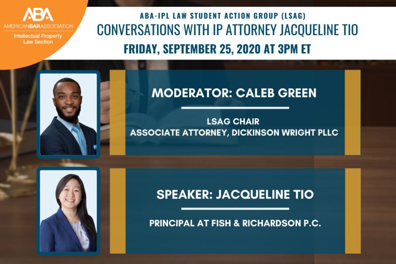 Reminder: Sending a friendly reminder about our program today at 3 p.m. ET/ 12 p.m. PT.

We will be discussing how to find work amid the pandemic and breaking into the IP industry.  

Students can join at this link: americanbar.org/content/dam/ab…

Please share and see you there!