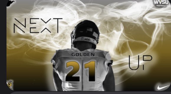 After a great conversation with <a href="/CoachRGarrett/">Ryan Garrett</a> I’m beyond excited to announce my first official offer from West Virginia state university!! I would like to thank everyone who has supported me and continues to support me, with that being said it’s time to get back to work!