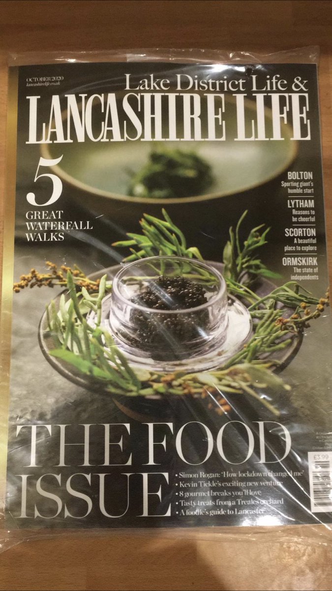 JoeMcleod93's tweet photo. Delighted to reveal that I am featured in this month’s issue of @lancashirelife we are so proud to be in ‘The Food Issue’ alongside so many talented chefs &amp; restaurants! We are thrilled with how our business Mcleod 9 is going 😃👨‍🍳 please give us an #rt to share our good news! https://t.co/7kGq3XqN4v