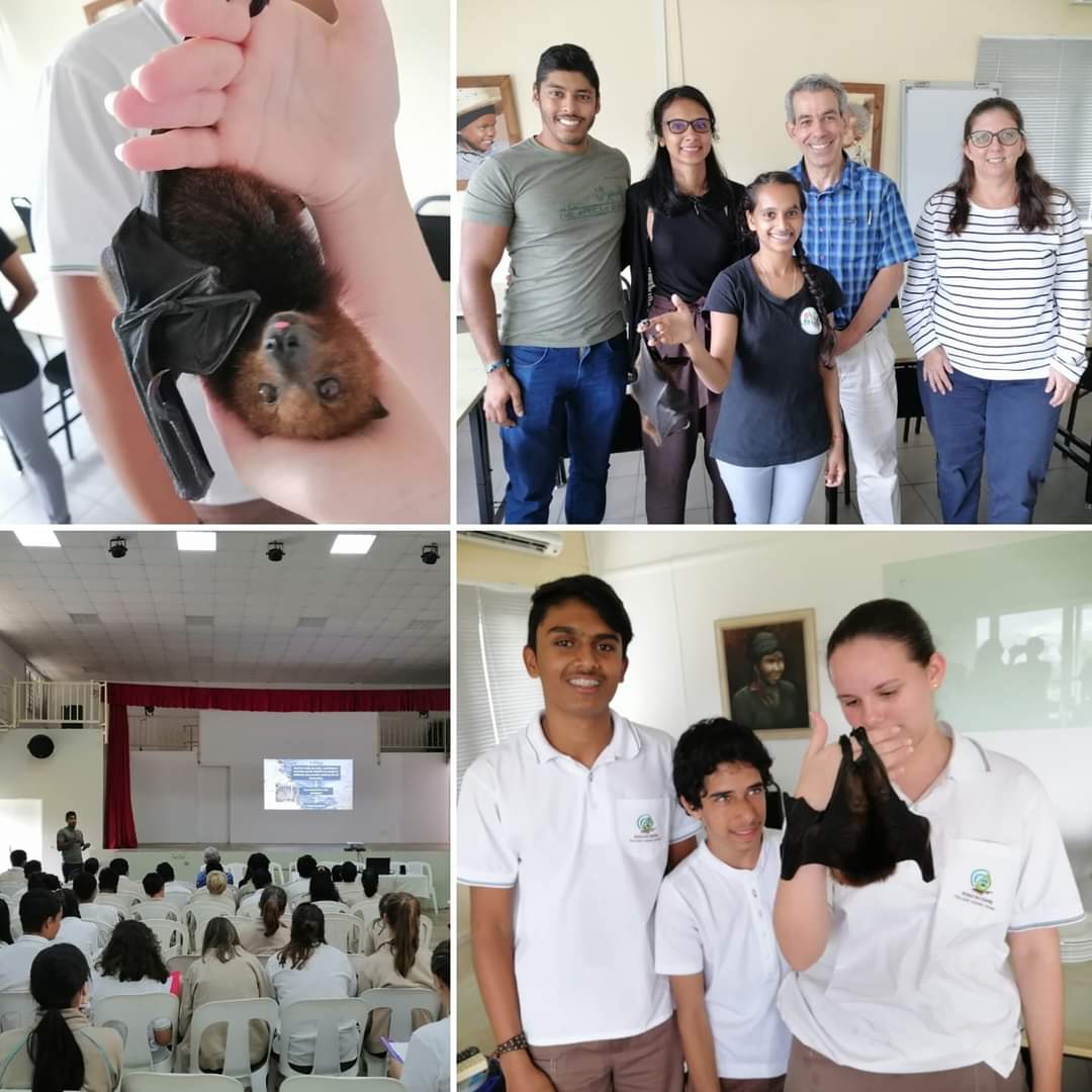 Fourth session of talks at Ecole du Centre! Sharing our passion for conservation ☘🏝🐦🦇 with young minds! 
#conservation #inspiration