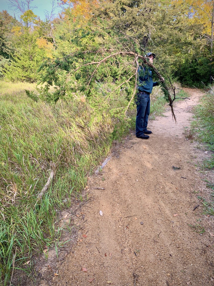 SDHighwayPatrol's tweet image. Yesterday, Troopers from the Aberdeen Squad, Recruit Jones and, Chaplain Shaver completed their community project. They cleared the walking trails at Mina Recreation State Park and the Horse Trails at Richmond Lake State Recreation Area. #keepSDsafe