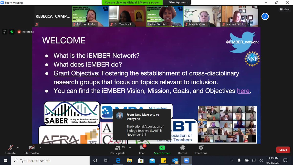 iEMBER_Network's tweet photo. #iEMBER2020 conference getting underway now! https://t.co/iYPlmNciMu