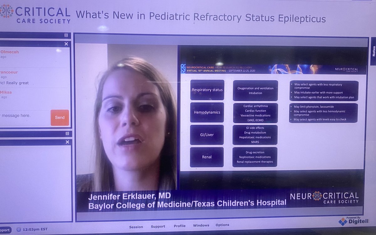 Amazing presentation by our very own Dr. Erklauer on management of Pediatric Refractory Status Epilepticus! #NCS18 #NCS2020 @BCMChildNeuro