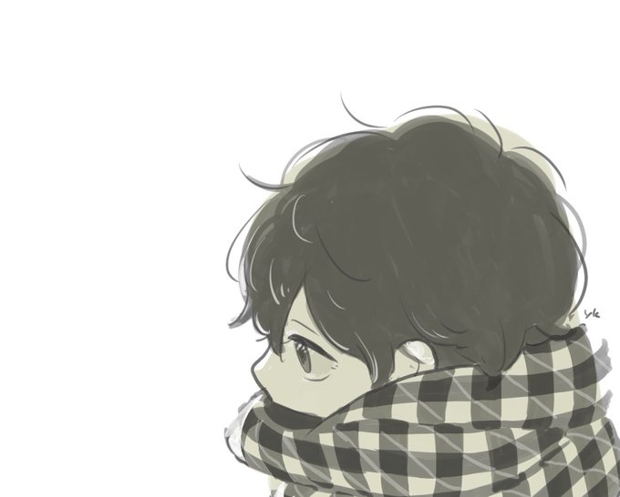 「plaid scarf」 illustration images(Latest｜RT&Fav:50)｜21pages