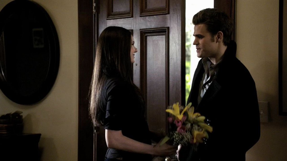 please this is such a mundane act yet so special like this is one of the reasons i love stelena, despite their crazy and complicated life they still made time for normal/simple acts of a relationship and i love that, as stefan said, she made him feel human and that is beautiful