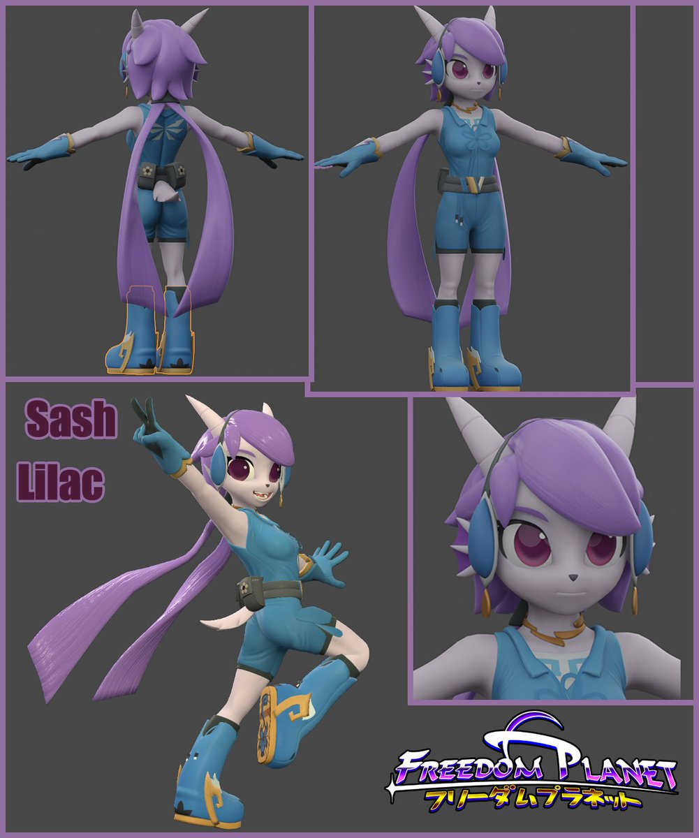 Sorry that there were no posts for a long time, now I am working on one of the biggest projects I have ever participated in. Full pack of models from Freedom Planet.
More information here
deviantart.com/tyrakathedrago…