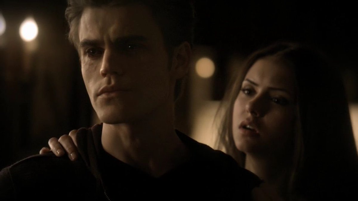 one of my FAVOURITE stelena moments, the way stefan was sonshy/vulnerable about his vampirism around elena her response was so accepting please it was beautiful, she was literally in awe, it was new territory for both of them and it was such an amazing journey:(