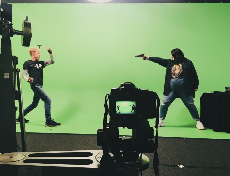 Fun in the green screen room at <a href="/SAEinstituteUK/">SAE Institute UK | Creative Media Education</a> Oxford yesterday!! Thank you to everyone involved...