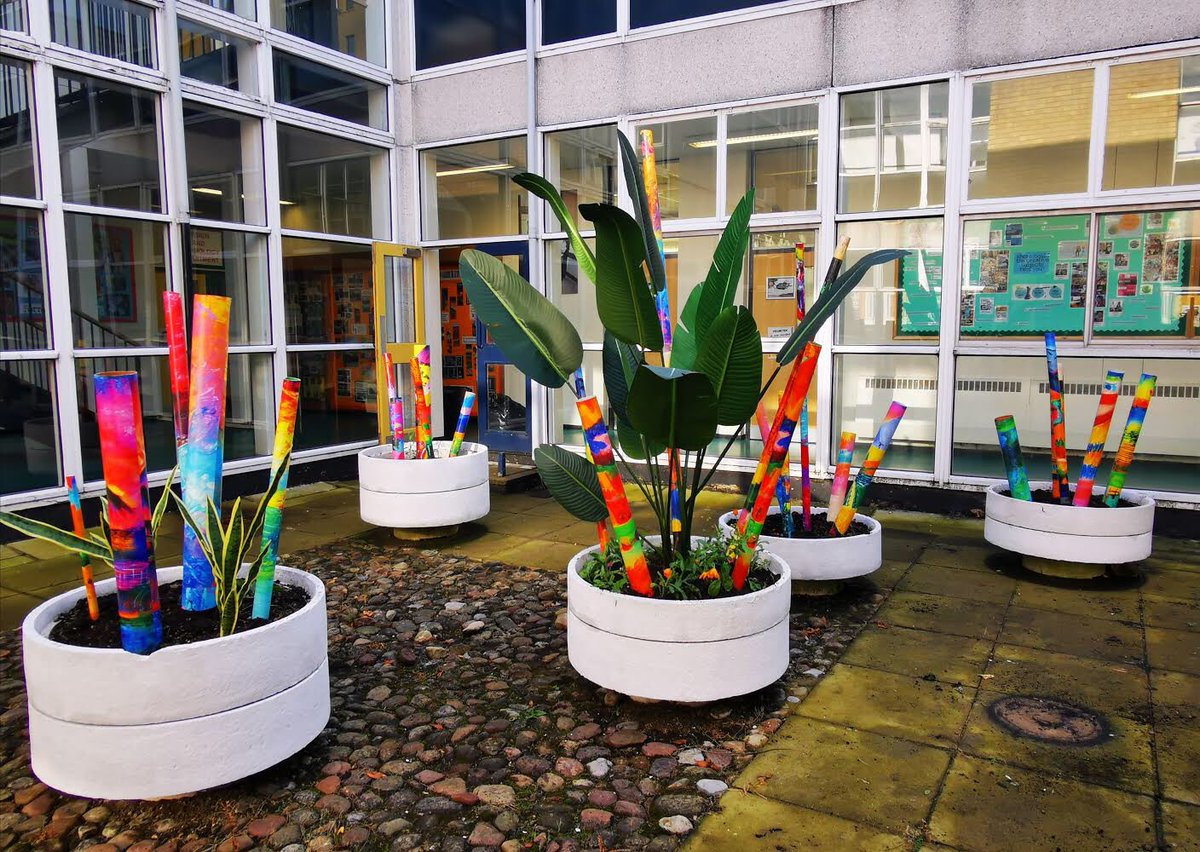 Our Creative Courtyard is looking amazing!  Ms Silver and 
<a href="/SherburnArt/">Sherburn High Art</a> and <a href="/SHSDesignTech/">SherburnDesignTech</a> students have worked so hard on this project. 

It has certainly brightened those rainy days this week.

We’ll be sharing some photos of our Super Six winners next week. Watch this space!