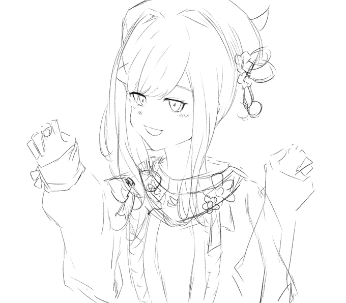 これ7月24日に描いたるるちゃんだから成長を感じた 