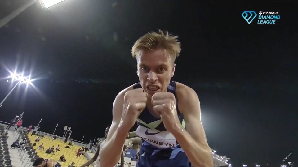 AustralianAths's tweet photo. NEW NATIONAL RECORD! 

An emphatic victory for Stewart McSweyn in the 1500m at Doha in a time of 3:30.51. 

The time knocks off Ryan Gregson's mark of 3:31.06 which stood for 10 years. 

#thisisathletics #athstogether https://t.co/rAOtbc7Zef