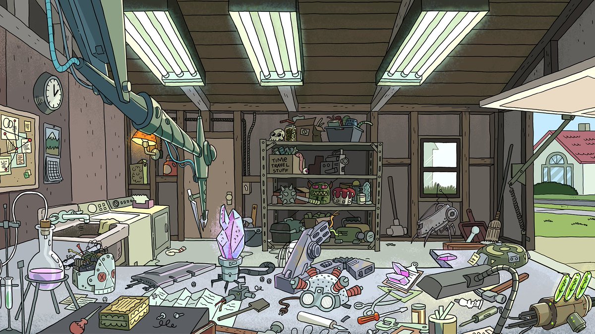 Microsoft's tweet photo. Get Schwifty! Rick and Morty #MicrosoftTeams backgrounds are now available: https://t.co/KGckyS2EBh https://t.co/rwy9dXUsT5