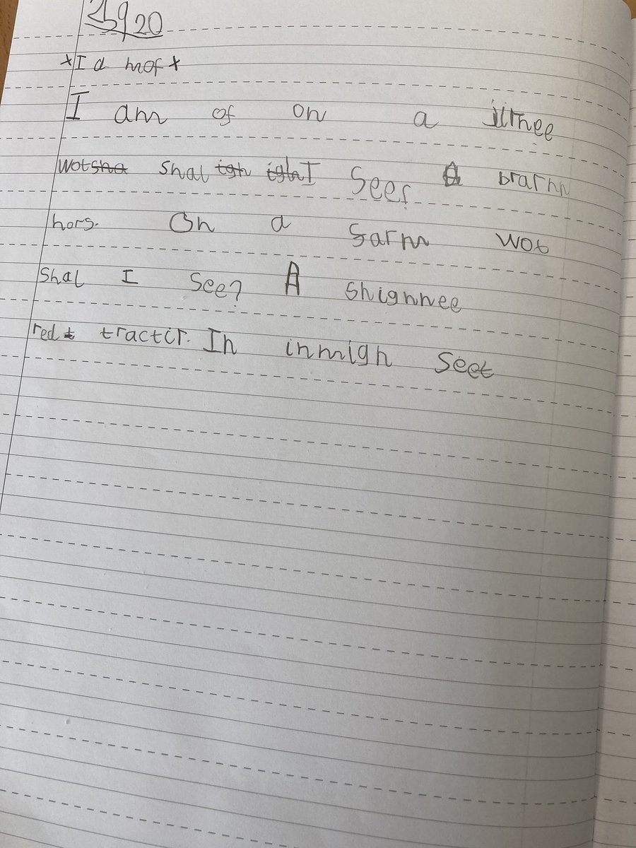 crookesbroom's tweet photo. Year 1 have done some amazing writing of โTheTrain Rideโ story by #JuneCrebbin and #StephenLambert . These are just two of many brilliant examples. Look at their great use of question marks already!! ๐๐๐ https://t.co/wur1k47luY