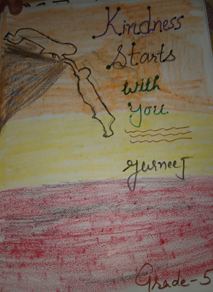 Knps students of class V, has painted &amp; drawn their thoughts for showing Kindness to all.<a href="/sdgchoupal/">@sdgchoupal #CollectiveSDGAction</a> <a href="/SDGaction/">UN SDG Action Campaign</a> <a href="/edu_sdg/">SDGEduChoupal @sdgchoupal</a> #Act4SDGs #TurnItAround #ForPeopleForPlanet <a href="/knpsindia/">KNPS Phagwara India</a> <a href="/pkdhillon08/">ParamjeetKaurDhillon</a> <a href="/riseup4sdgs/">SDG's : The Rising</a>