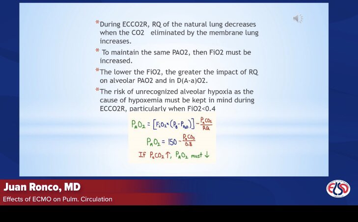 Avoiding alveolar hypoxia during ECCO2R #ELSO2020 ⁦@ELSOOrg⁩