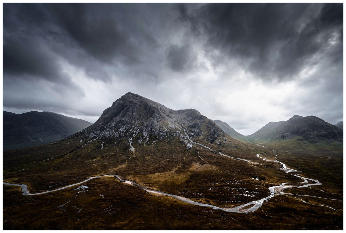 I never tire of a view like this. One from Glencoe last week.