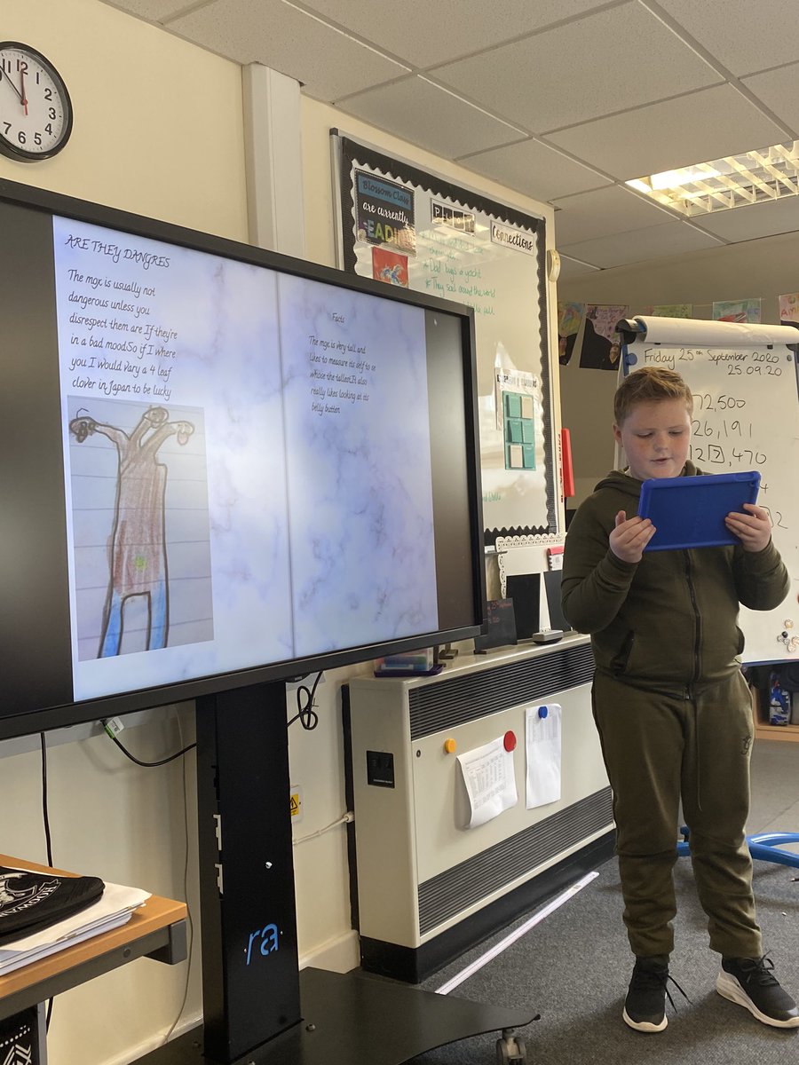 Waterprimary's tweet photo. Blossom class created some fantastic non fiction books using their non chronologocal reports all about their own mythical creature #chronicalsofnarnia @lancsliteracy https://t.co/kFoMqZrTJa