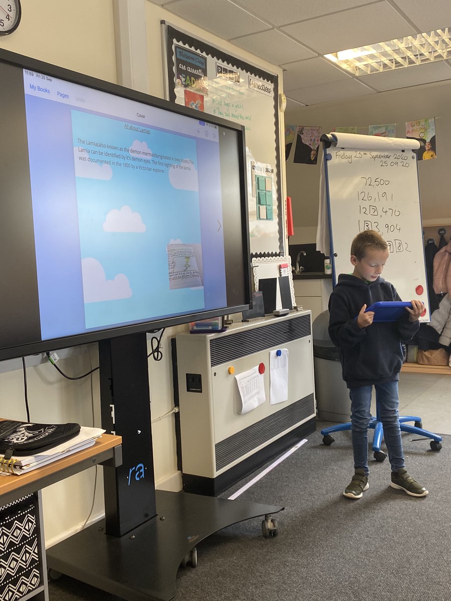 Waterprimary's tweet photo. Blossom class created some fantastic non fiction books using their non chronologocal reports all about their own mythical creature #chronicalsofnarnia @lancsliteracy https://t.co/kFoMqZrTJa