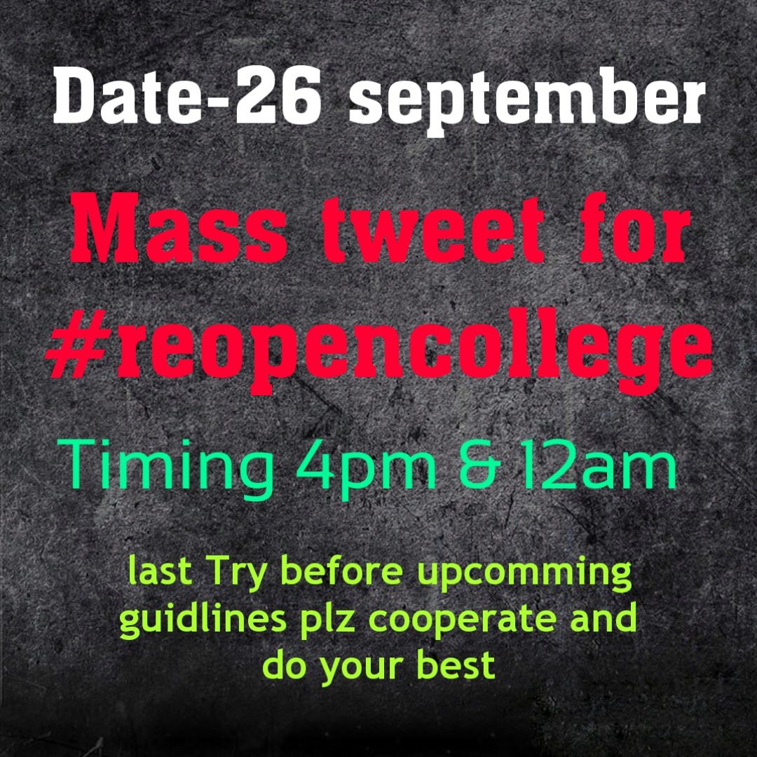 pronoobeditor's tweet image. We all students are depressed and our mind is not in the active state please try to understand our condition
#reopencollege 
#Reopencolleges
#ReopenUniversitiesForAllStudents 
#reopenuniversities