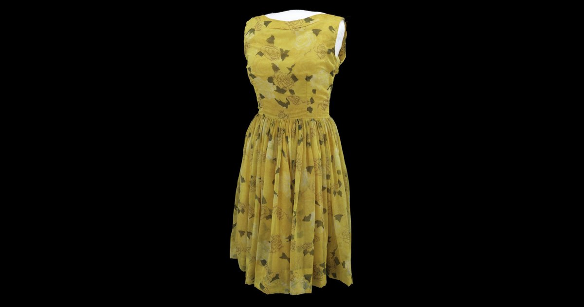 In 1958, the Little Rock Nine and their legal advocate, activist Daisy Bates, received the NAACP's Spingarn Medal, the organization's highest honor.Minnijean Brown-Trickey wore this dress to the award ceremony. She later wore it to a dance at her new high school in New York.
