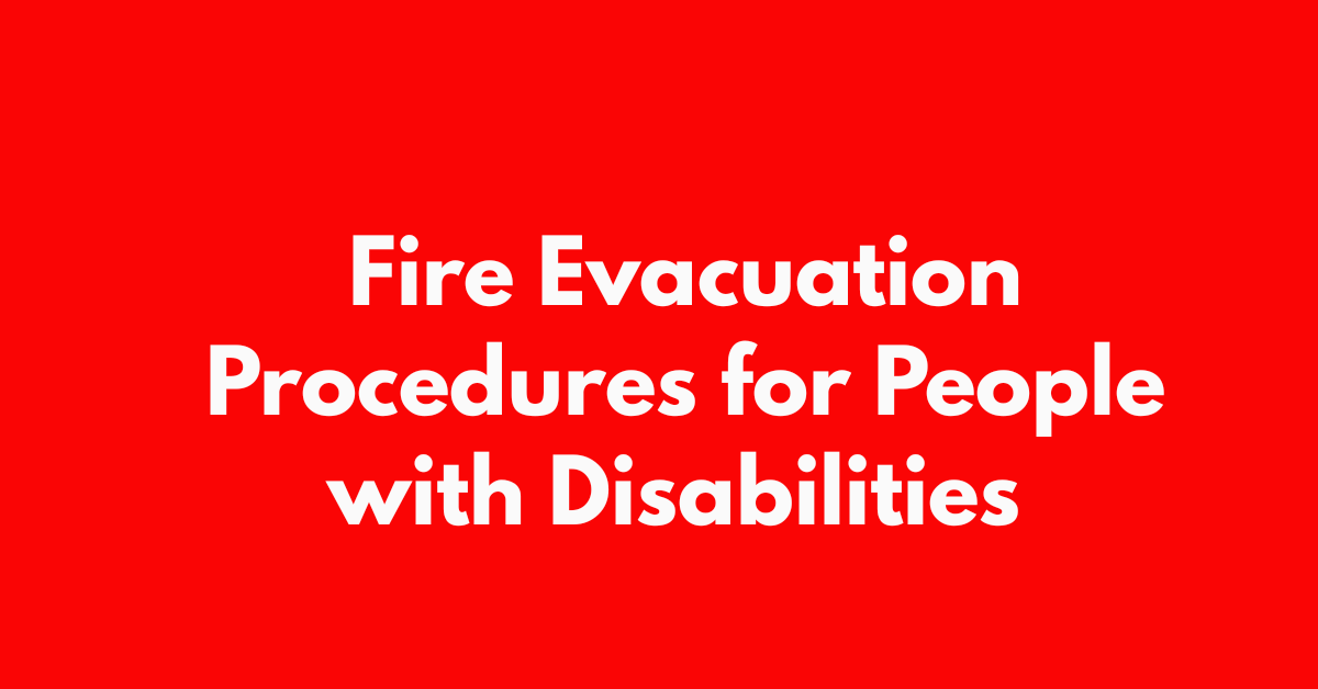 FedanFire's tweet image. People with Disabilities mainstreaming calls for developing fire evacuation  strategies for people with disabilities