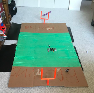 fpcsseppler's tweet photo. STEAM Friday: Design a football field with uprights and then design, build, and test various types of footballs. Which design goes the furthest? Most accurate? What materials worked best? @FPSchools #problemsolving #innovate #funinfirst #remotelearning https://t.co/0rsYoZtwNM