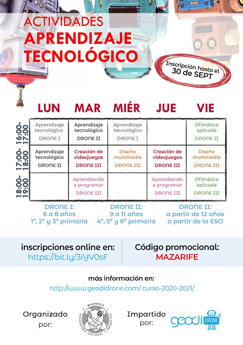 a_cydmazarife's tweet image. Nueva actividad extraescolar #leonesp #extraescolaresonline #extraescolares #villardemazarife