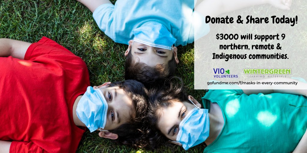 VolunteersInON's tweet photo. Our #MasksforKids fundraiser ends this Sunday, but we are still a ways away from our $3000 target. We must place our order and get these masks delivered soon. Help us reach our goal. Donate &amp; Share Today!  https://t.co/svSunhzp2F #MasksinEveryCommunity #WearaMask https://t.co/wBFbs6iKpx