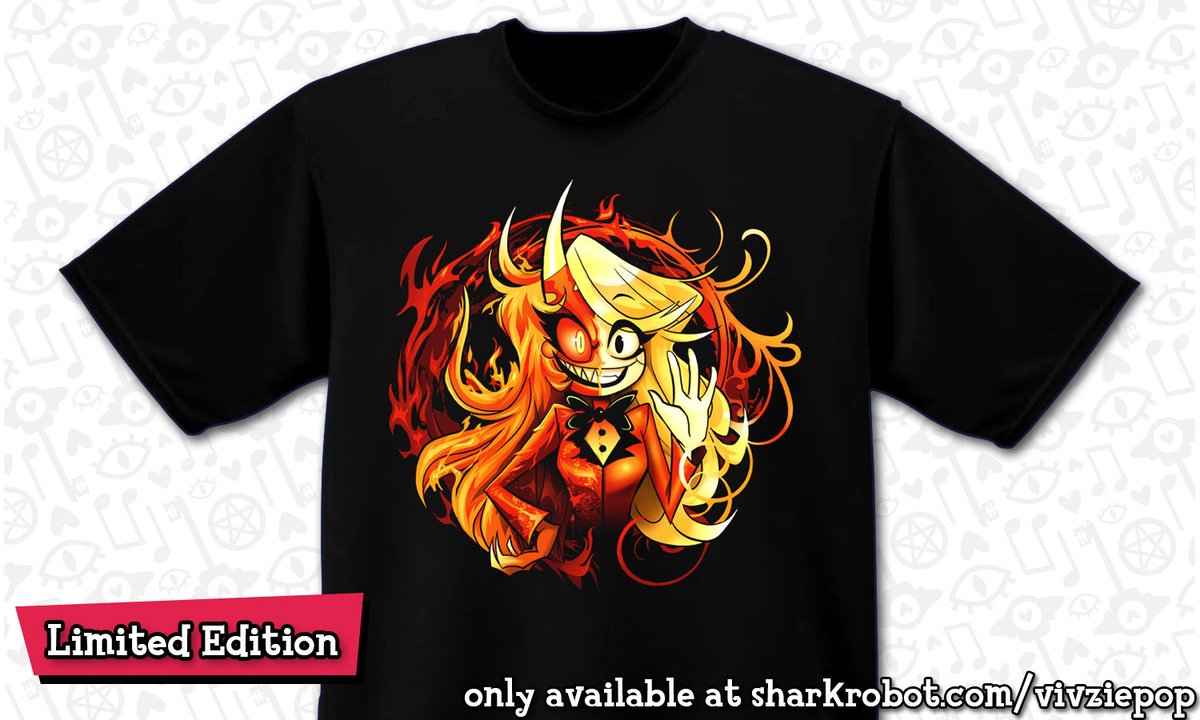Hazbin Hotel + Helluva on Twitter: "NEW *LIMITED EDITION* DESIGN! Demon Side by @pertheseus. Available as a t-shirt, zip hoodie, and long sleeve shirt. available until October 9th.