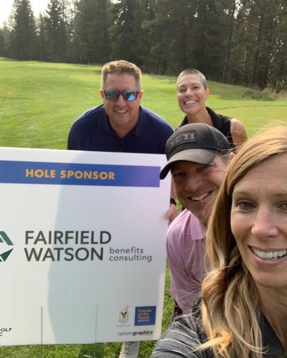 What a great day participating in the Canmore Charity Golf Classic. We had a Fairfield Watson sponsored hole to help raise money for the Ronald McDonald House Charities. In total, over $160, 000 was raised! #committedtopeople #benefitsconsulting #supportlocal