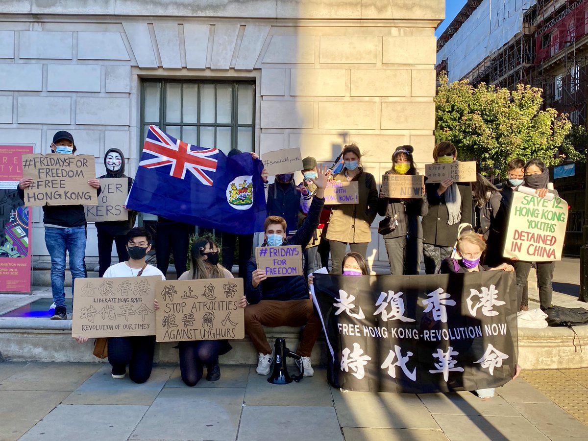 AtlasMovement's tweet photo. #FridaysForFreedom protests are crossing the world, from San Francisco to Tokyo ✊✊🏿✊🏽✊🏾✊🏼

Together, we #StandWithHongKong, we #StandWithTibet, we #StandWithUighurs. 

Together, we stand for democracy.

Join us: https://t.co/dFBO8ptB4r https://t.co/xC3ybgn2dR