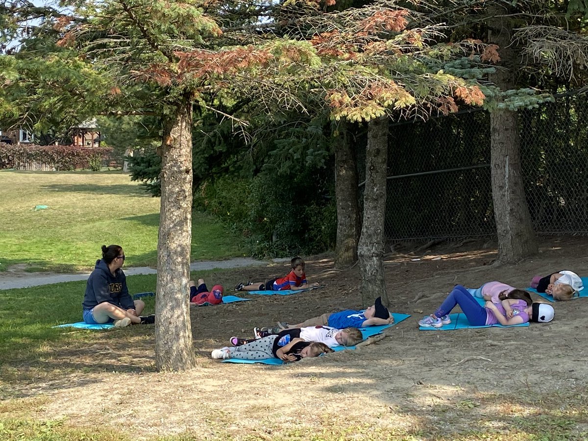 micheleatplay's tweet image. #outdoorlearning #Mindfulness in kindergarten #stmtcourtice @MotherTeresaCES #pvncleads #thankful