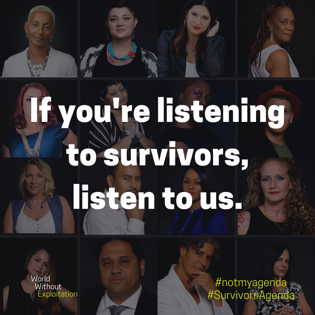#listentosurvivors #notmyagenda  #survivorsagenda #Metoomovement