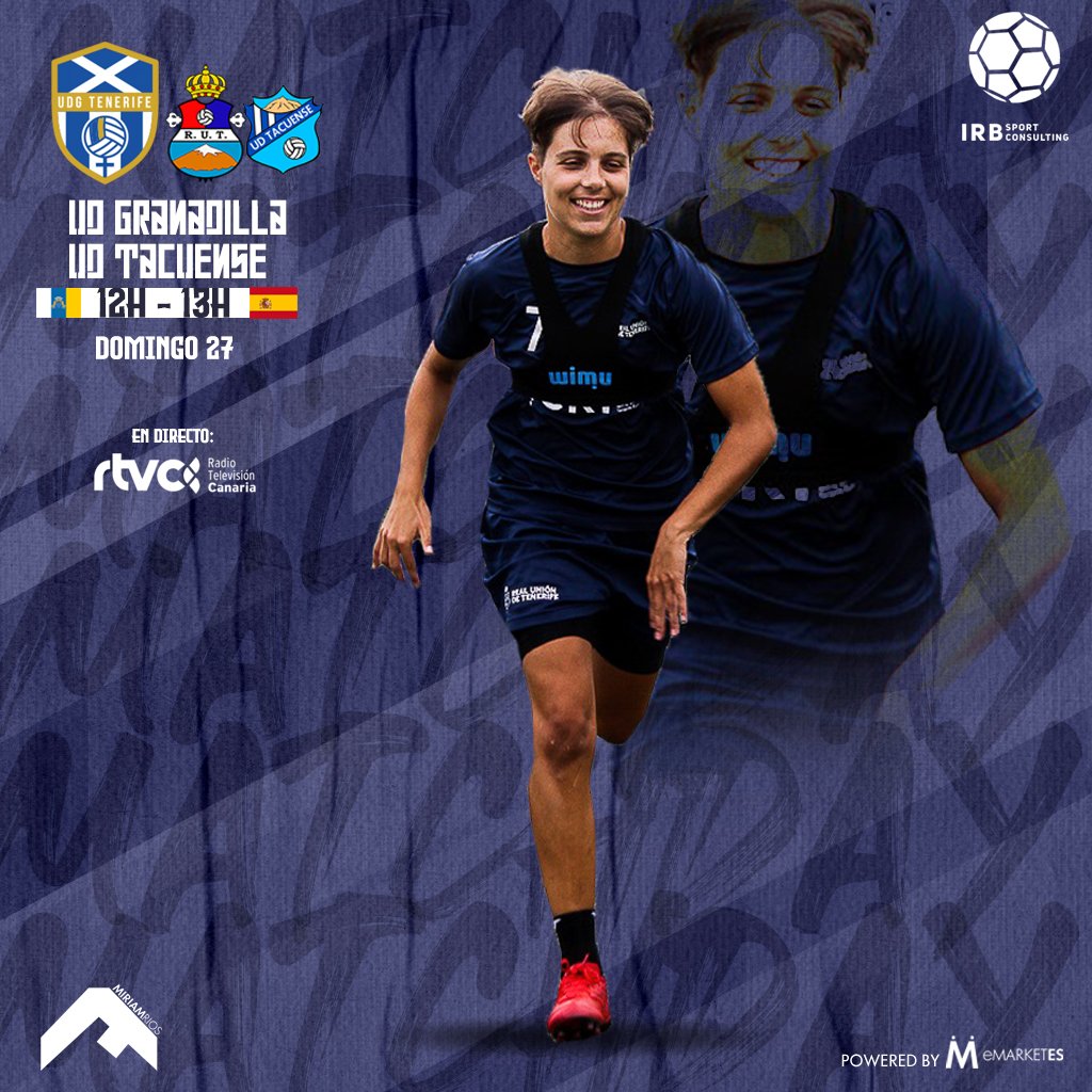 📆 Domingo 27
⌚ 12h (canaria) 13h (península)
📺 RTVC
⚽ <a href="/UDTACUENSE/">U.D Tacuense</a> <a href="/RealTfe/">Real Unión de Tfe.</a> 🆚 @UDGTenerife

❤️💙 Trabajo, trabajo y trabajo ❤️💙

Diseño de <a href="/eMARKETESCom/">eMARKETES COMUNICACIÓN</a>