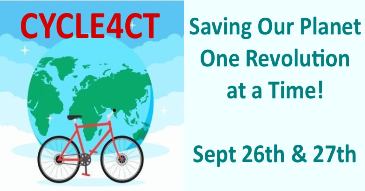 CCAG's tweet photo. CCAG's #Cycle4CT Bike Challenge is this weekend! Check the link to see the Challengers & everyone's progress so far! https://t.co/FPaSwySB6k https://t.co/NizrEJXVTM
