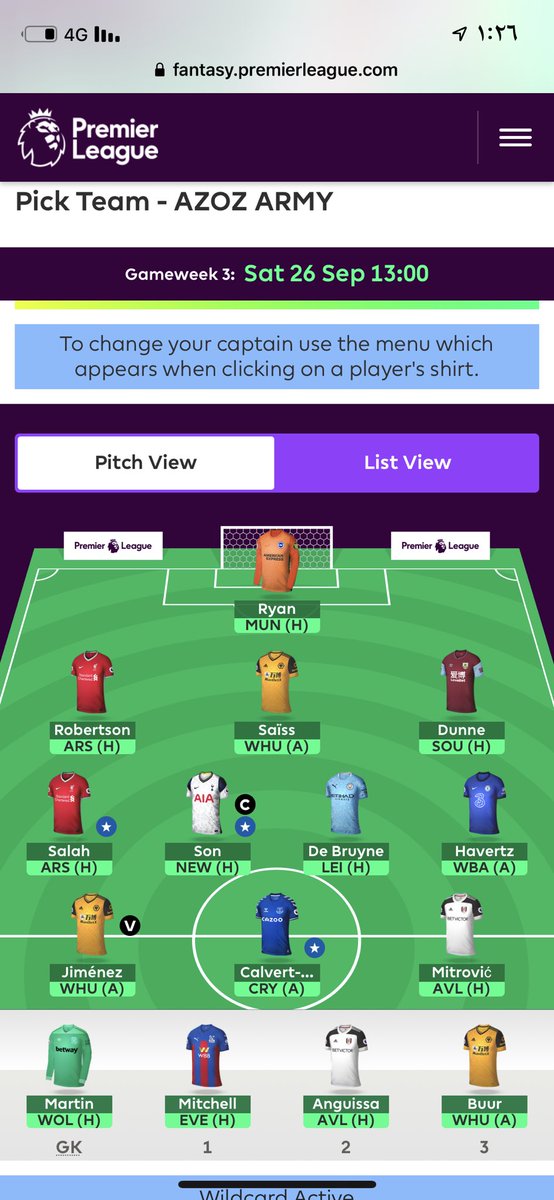 رايكم في التشكيلة #فانتزي_البريميرليغ