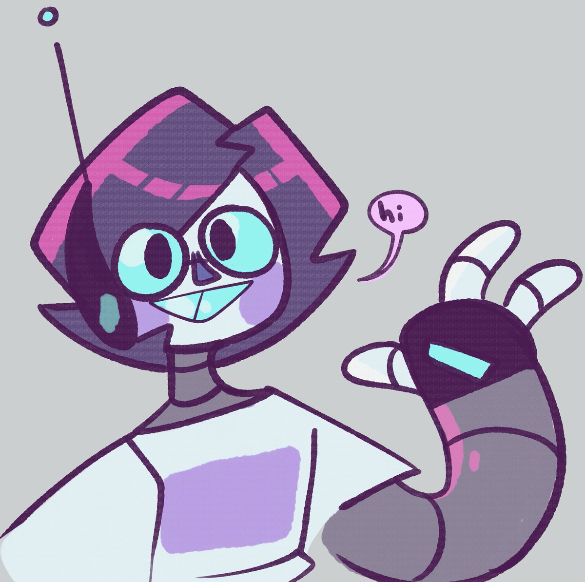 WALLY!!!- Wally.- Has nothing special about him whatsoever- Sure is cute tho- Also just a robot- Genderfluid / Homoromantic Ace / Loves hims dads- One of the only beings in the entire universe that Asmo fears- WALLY